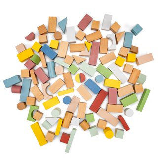 Bouw blokken - 100 stuks